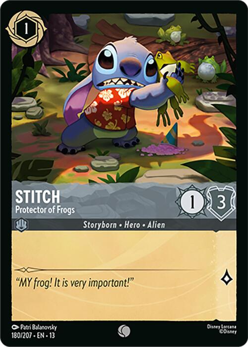 Stitch - Protector of Frogs (180/207) [Attack of the Vine!] | Empire Gaming NC