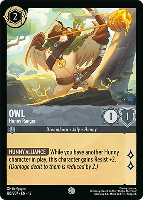 Owl - Hunny Ranger (185/207) [Attack of the Vine!] | Empire Gaming NC