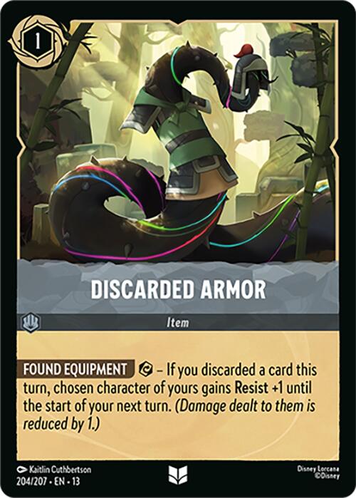 Discarded Armor (207/207) [Attack of the Vine!] | Empire Gaming NC