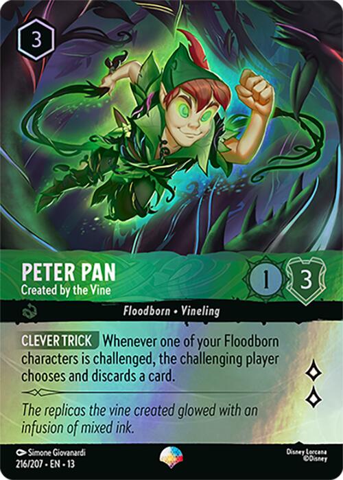 Peter Pan - Created by the Vine (Epic) (216/204) [Attack of the Vine!] | Empire Gaming NC