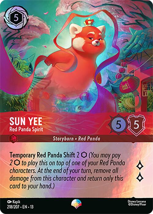 Sun Yee - Red Panda Spirit (Epic) (218/204) [Attack of the Vine!] | Empire Gaming NC