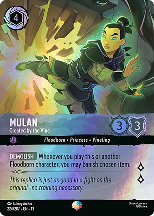 Mulan - Created by the Vine (Epic) (224/204) [Attack of the Vine!] | Empire Gaming NC