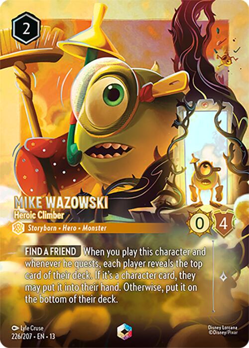 Mike Wazowski - Heroic Climber (Enchanted) (226/207) [Attack of the Vine!] | Empire Gaming NC