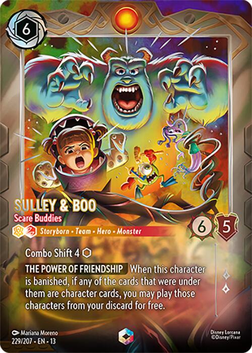 Sulley & Boo - Scare Buddies (Enchanted) (229/204) [Attack of the Vine!] | Empire Gaming NC