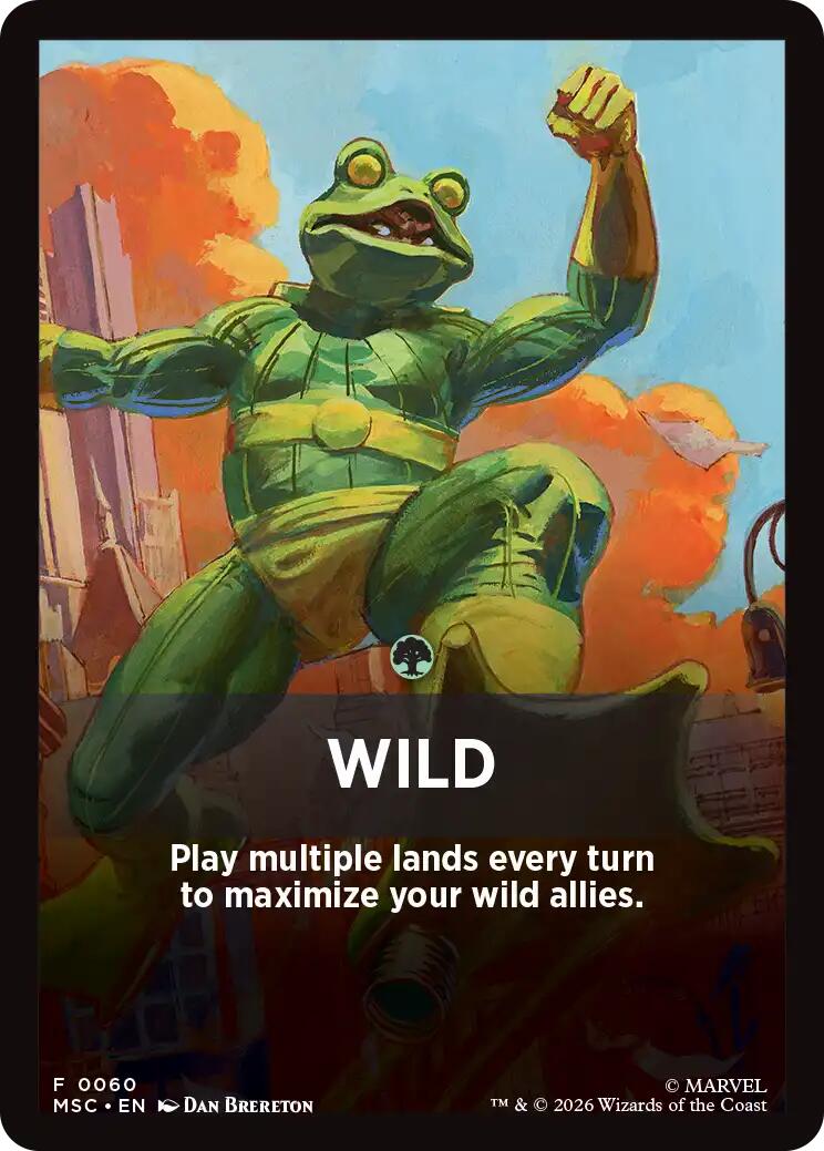 Wild Theme Card [Marvel Super Heroes Commander] | Empire Gaming NC