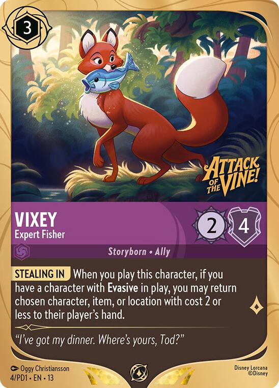 Vixey - Expert Fisher (4) [Promo Cards] | Empire Gaming NC