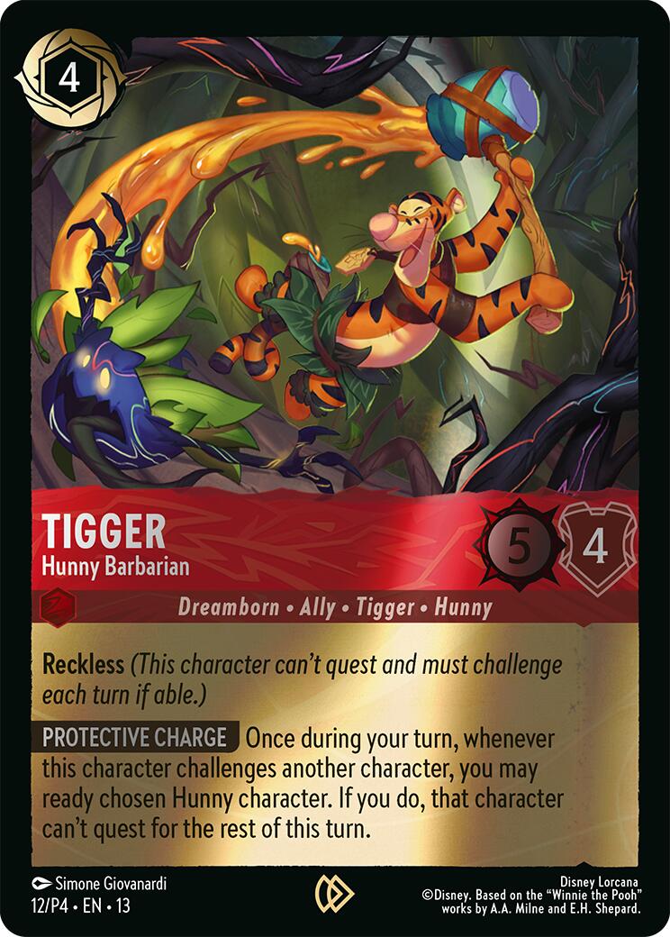 Tigger - Hunny Barbarian (12) [Promo Cards] | Empire Gaming NC
