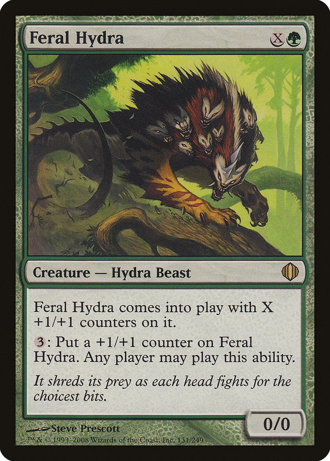 Feral Hydra (Oversized) [Oversize Cards] | Empire Gaming NC