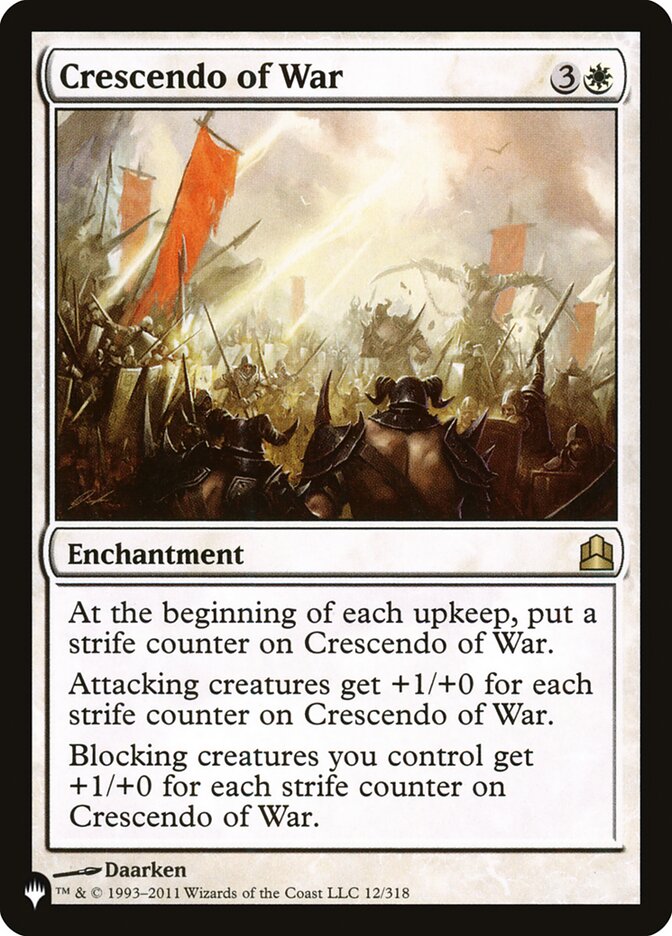 Crescendo of War [The List] | Empire Gaming NC