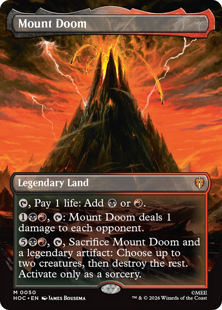 Mount Doom (Borderless) [The Hobbit: Eternal-Legal] | Empire Gaming NC
