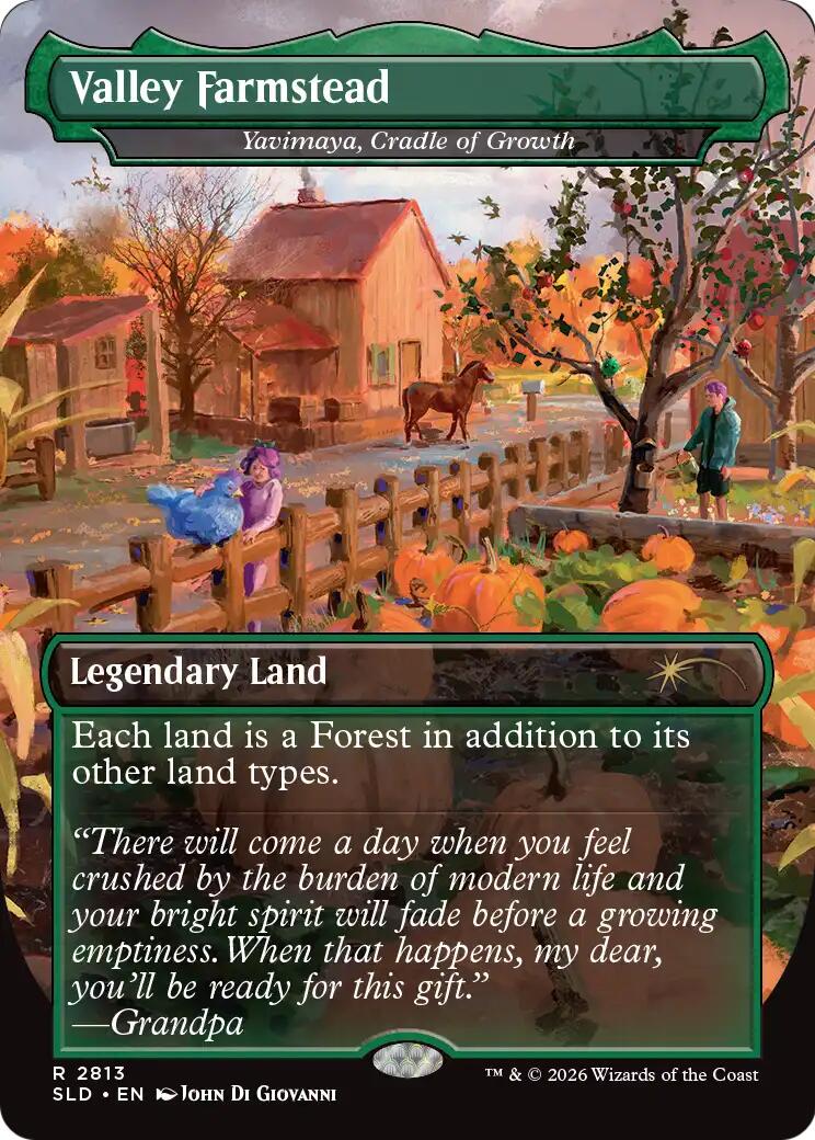 Valley Farmstead - Yavimaya, Cradle of Growth [Secret Lair Drop Series] | Empire Gaming NC