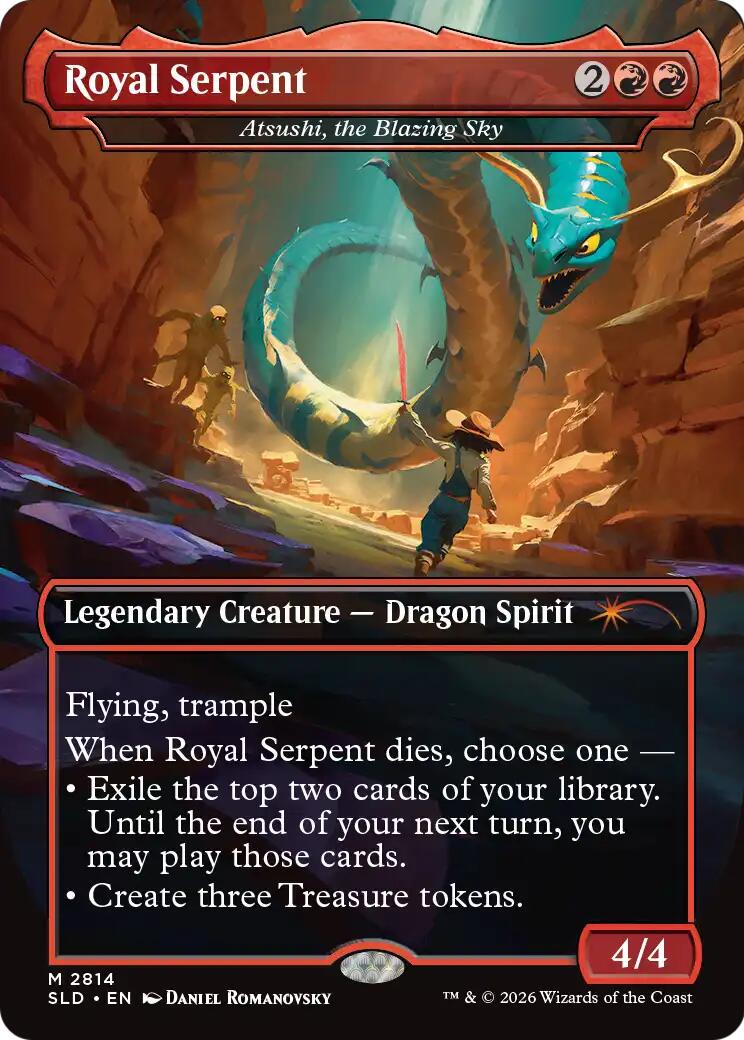 Royal Serpent - Atsushi, the Blazing Sky [Secret Lair Drop Series] | Empire Gaming NC