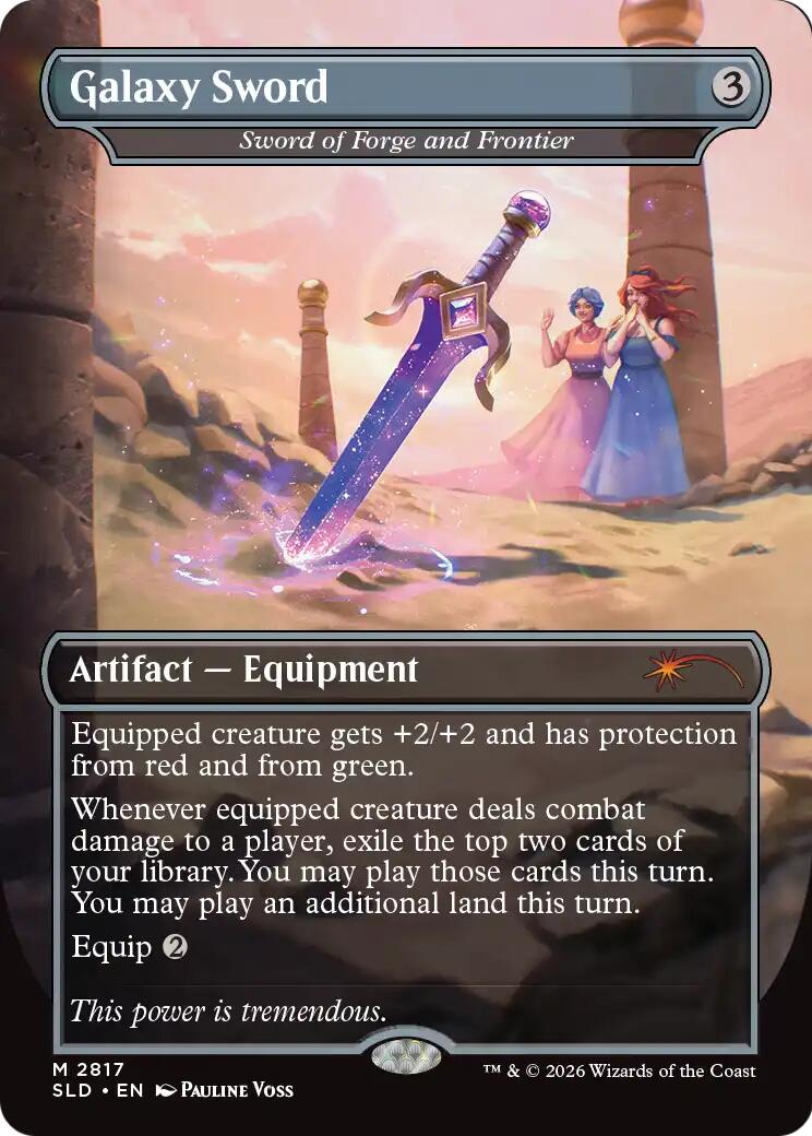 Galaxy Sword - Sword of Forge and Frontier [Secret Lair Drop Series] | Empire Gaming NC