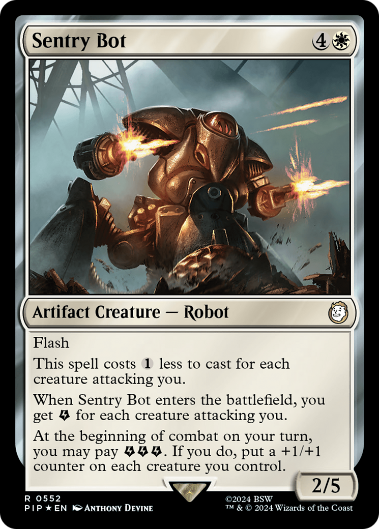Sentry Bot (Surge Foil) [Fallout] | Empire Gaming NC