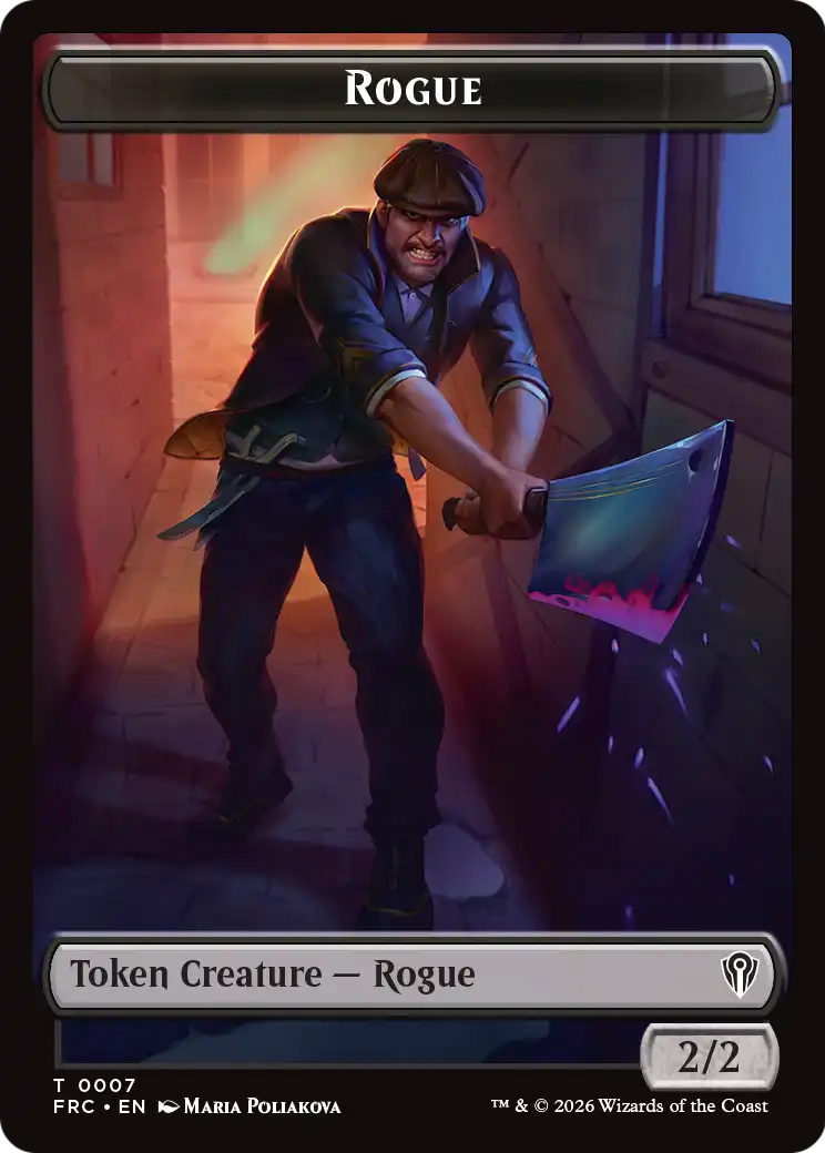 Insect // Rogue Double-Sided Token [Reality Fracture Commander Tokens] | Empire Gaming NC