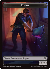 Insect // Rogue Double-Sided Token [Reality Fracture Commander Tokens] | Empire Gaming NC