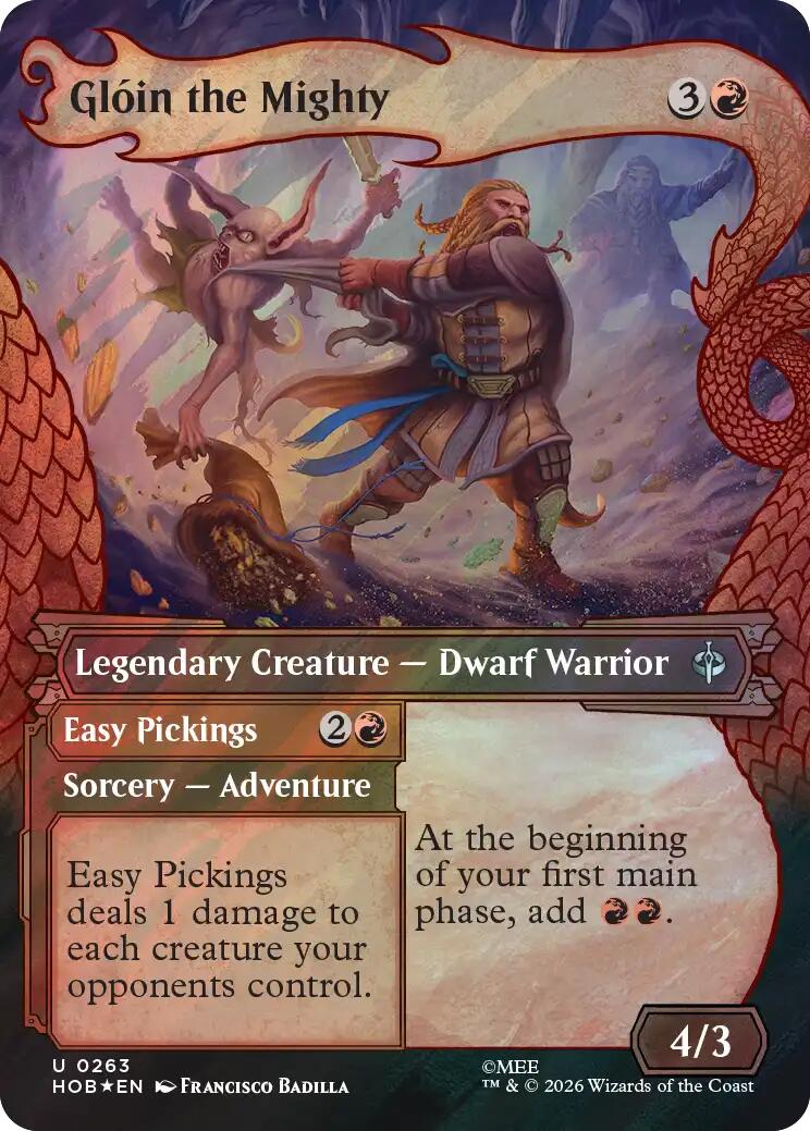Gloin the Mighty (Showcase) (Surge Foil) [The Hobbit] | Empire Gaming NC