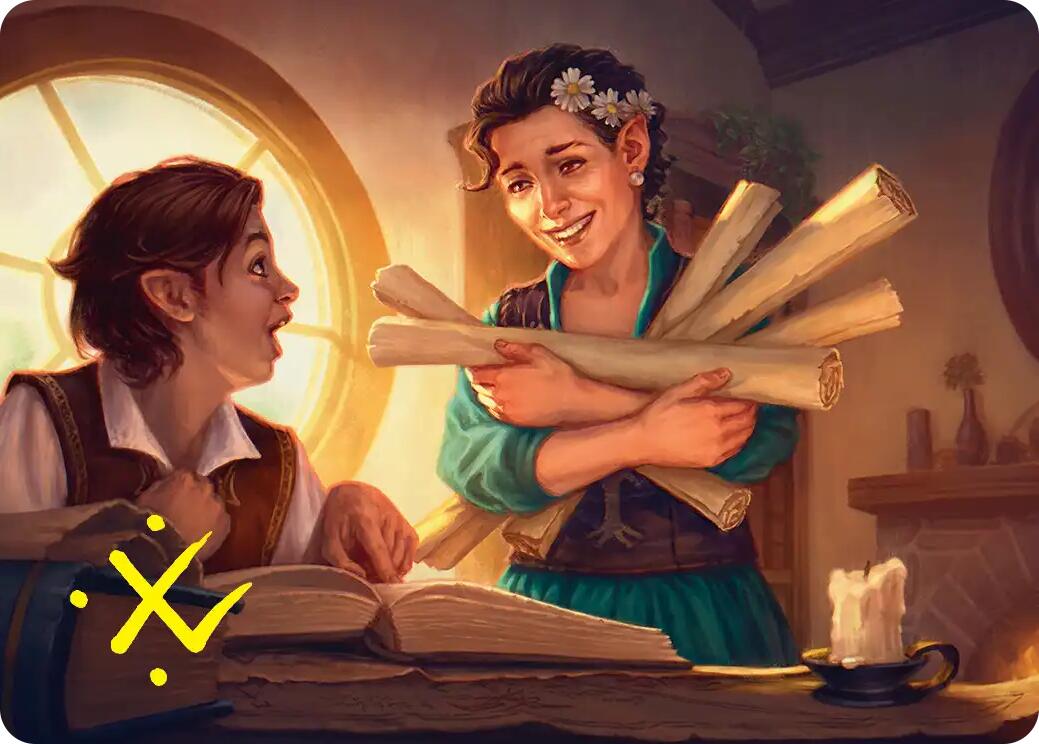 Belladonna Took Art Card (Gold-Stamped Signature) [The Hobbit Art Series] | Empire Gaming NC