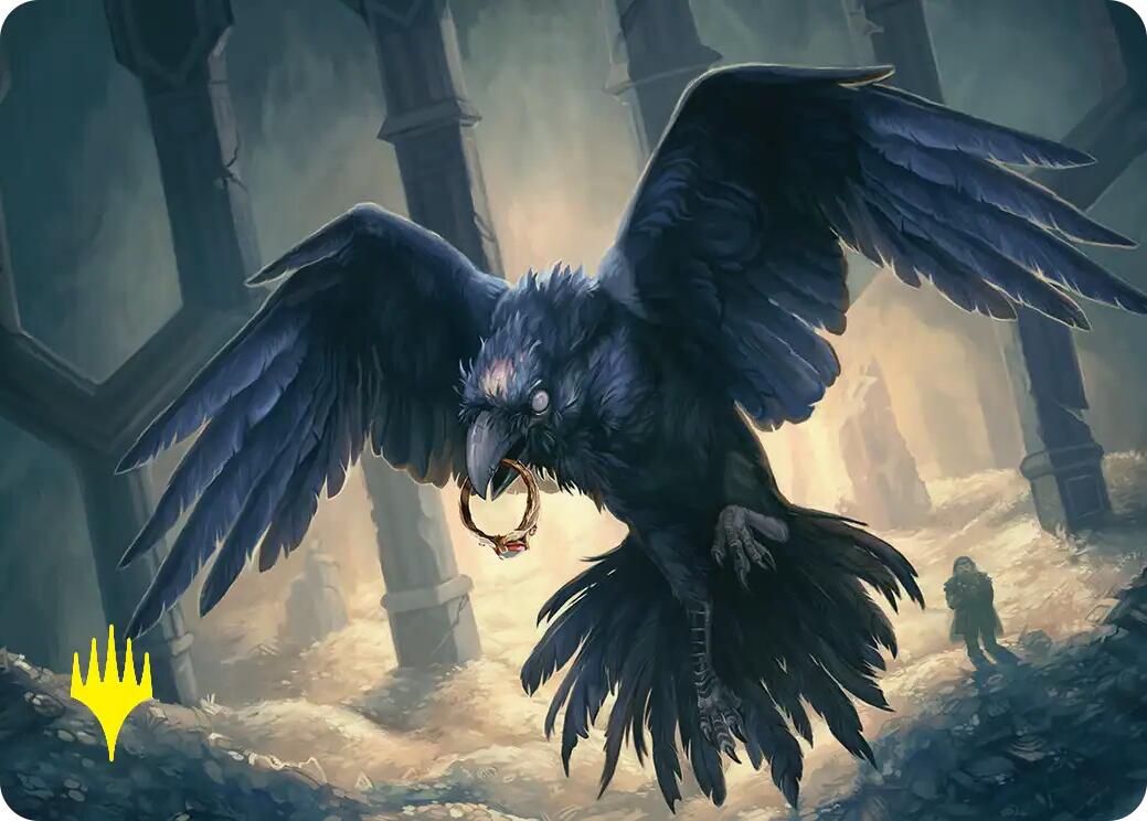 Most Decrepit Old Bird Art Card (Gold-Stamped) [The Hobbit Art Series] | Empire Gaming NC