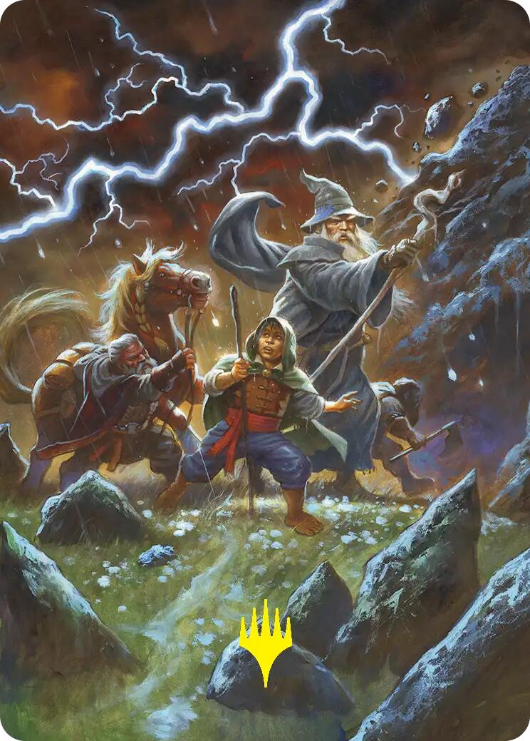Call Forth the Tempest Art Card (Gold-Stamped) [The Hobbit Art Series] | Empire Gaming NC