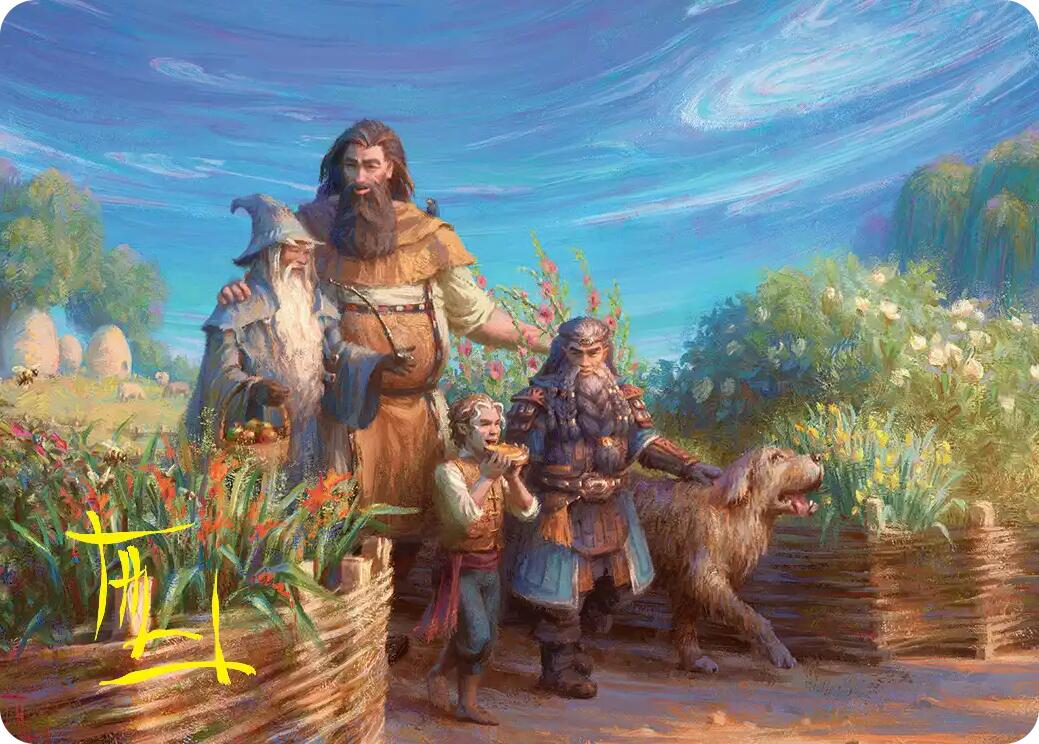 Beorn's Hospitality Art Card (Gold-Stamped Signature) [The Hobbit Art Series] | Empire Gaming NC