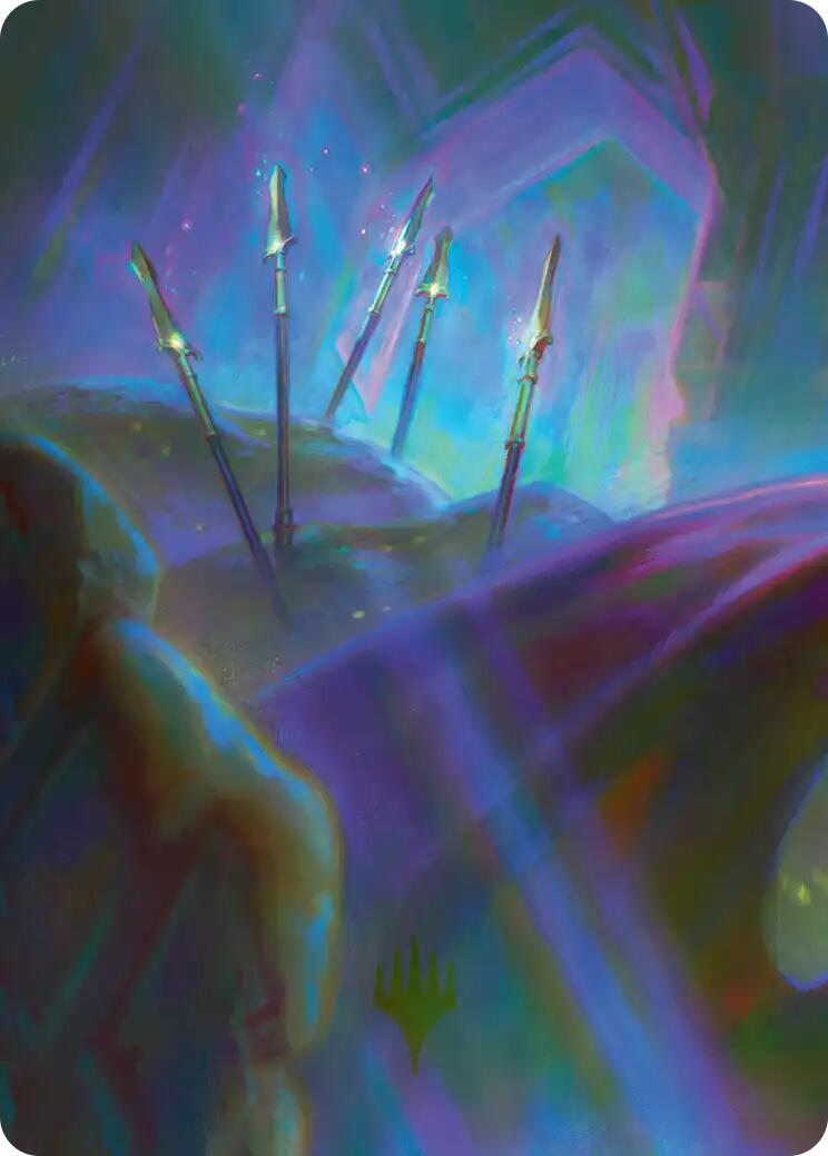 Long-Lost Lances Art Card (7/12) [The Hobbit Art Series] | Empire Gaming NC