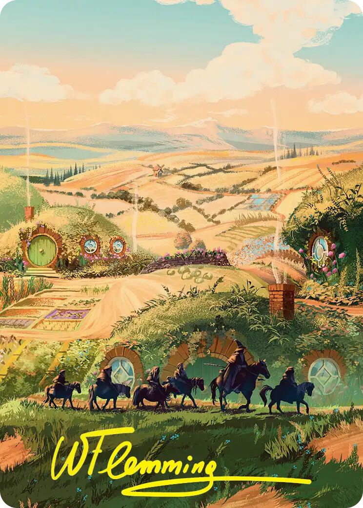 Plains Art Card (Gold-Stamped Signature) [The Hobbit Art Series] | Empire Gaming NC