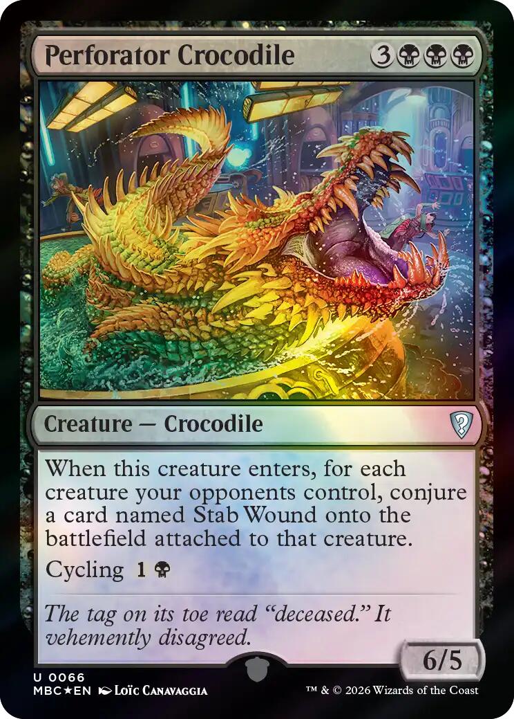 Perforator Crocodile [Mystery Booster: Commander Edition] | Empire Gaming NC
