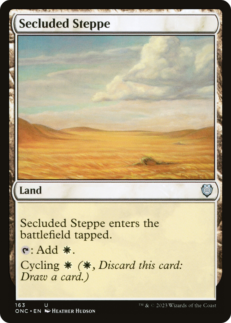 Secluded Steppe [Phyrexia: All Will Be One Commander] | Empire Gaming NC