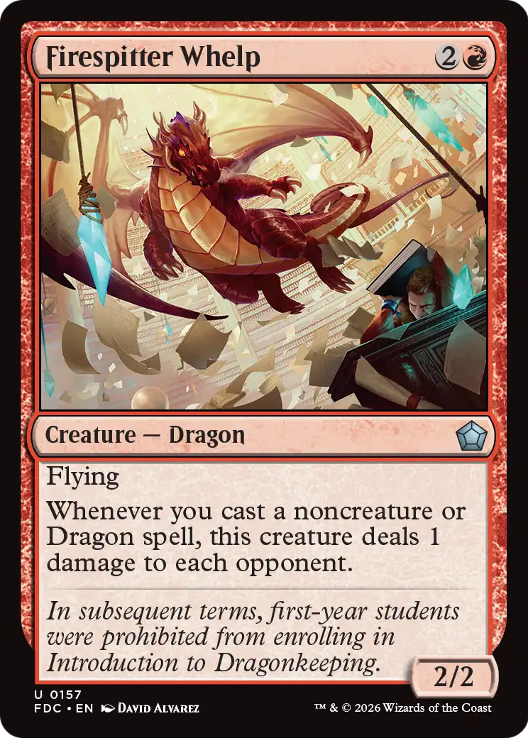 Firespitter Whelp [Foundations Commander] | Empire Gaming NC