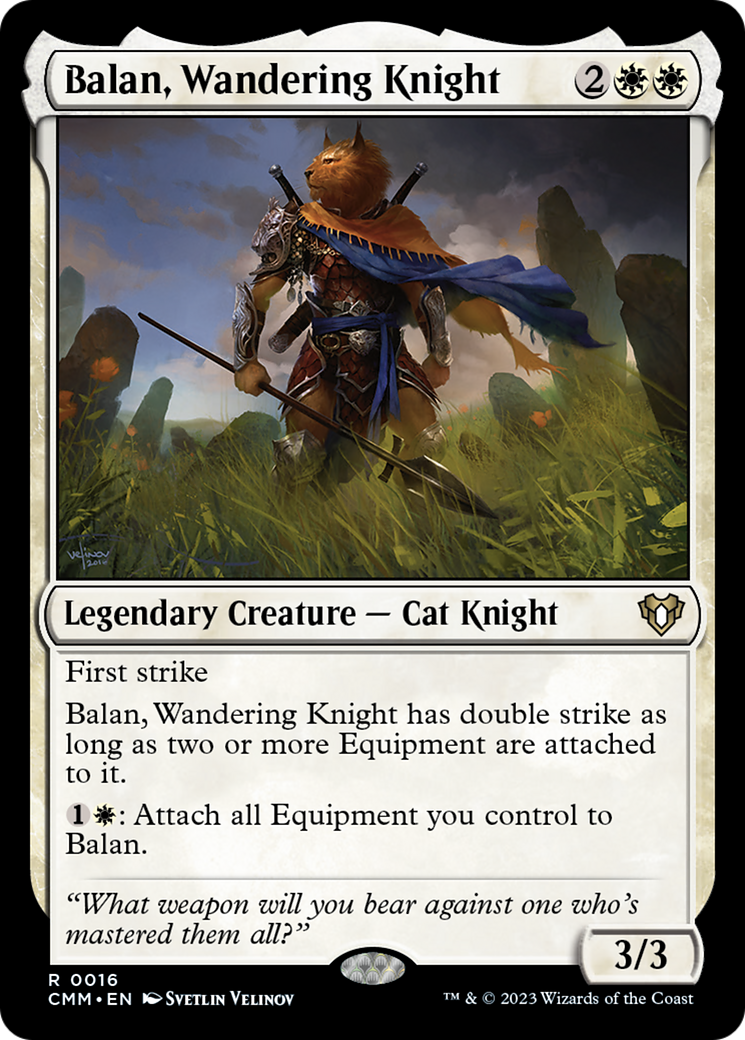 Balan, Wandering Knight [Commander Masters] | Empire Gaming NC