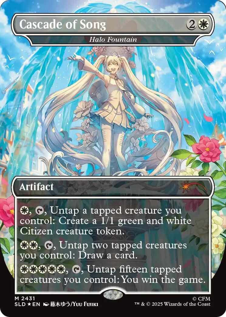 Cascade of Song - Halo Fountain [Secret Lair Drop Series] | Empire Gaming NC