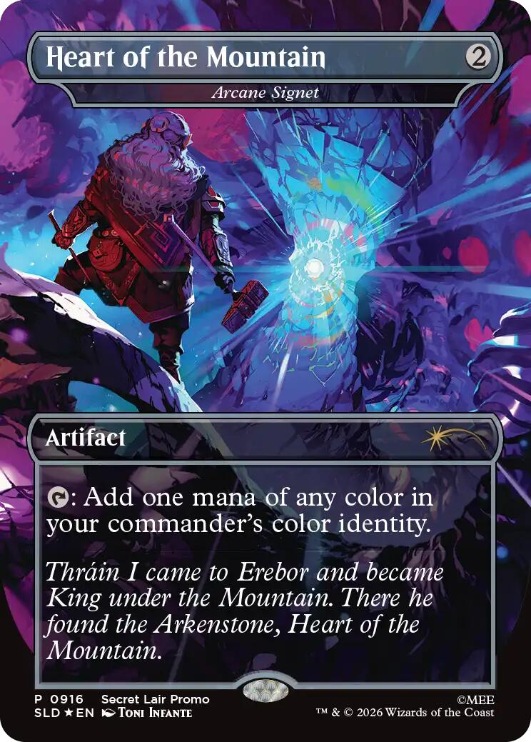 Heart of the Mountain - Arcane Signet [Secret Lair Drop Series] | Empire Gaming NC