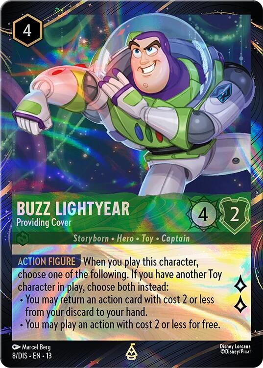 Buzz Lightyear - Providing Cover (Magical Places Promo) (8) [Promo Cards] | Empire Gaming NC