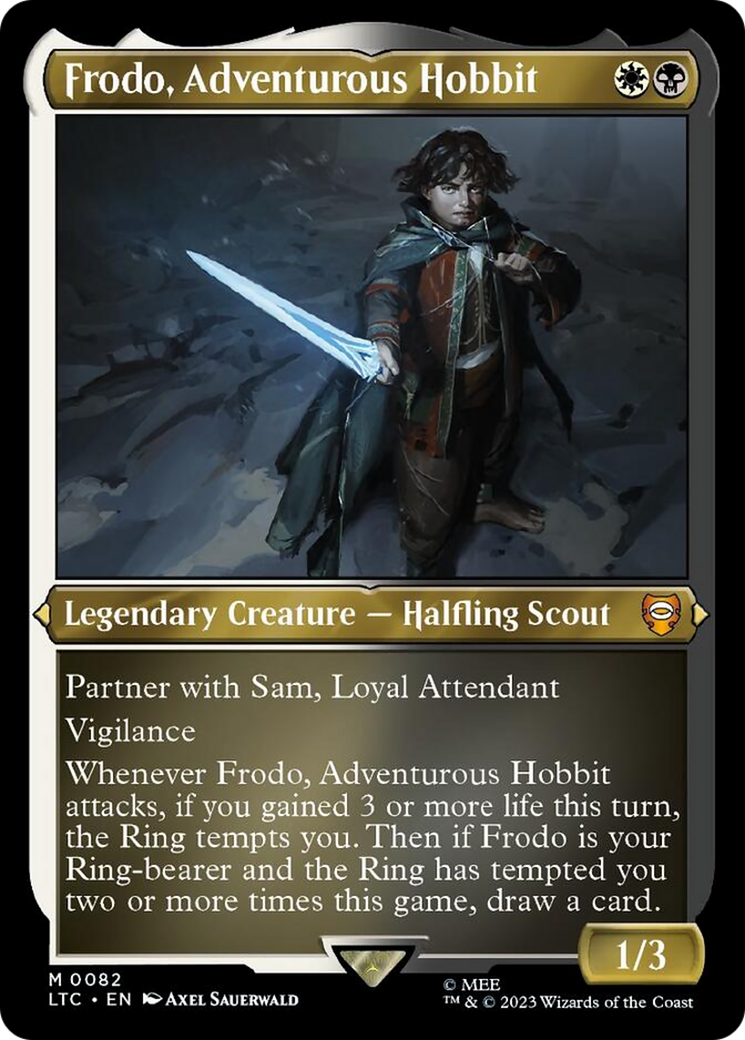 Frodo, Adventurous Hobbit (Display Commander) [The Lord of the Rings: Tales of Middle-Earth Commander] | Empire Gaming NC