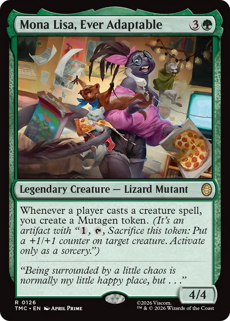 Mona Lisa, Ever Adaptable [Teenage Mutant Ninja Turtles Commander] | Empire Gaming NC