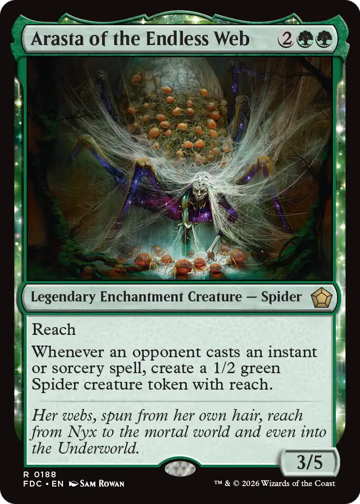 Arasta of the Endless Web [Foundations Commander] | Empire Gaming NC