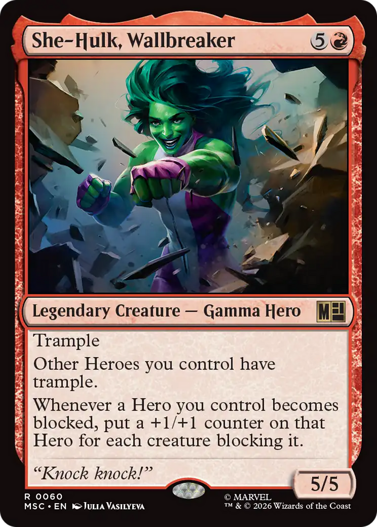 She-Hulk, Wallbreaker [Marvel Super Heroes Commander] | Empire Gaming NC