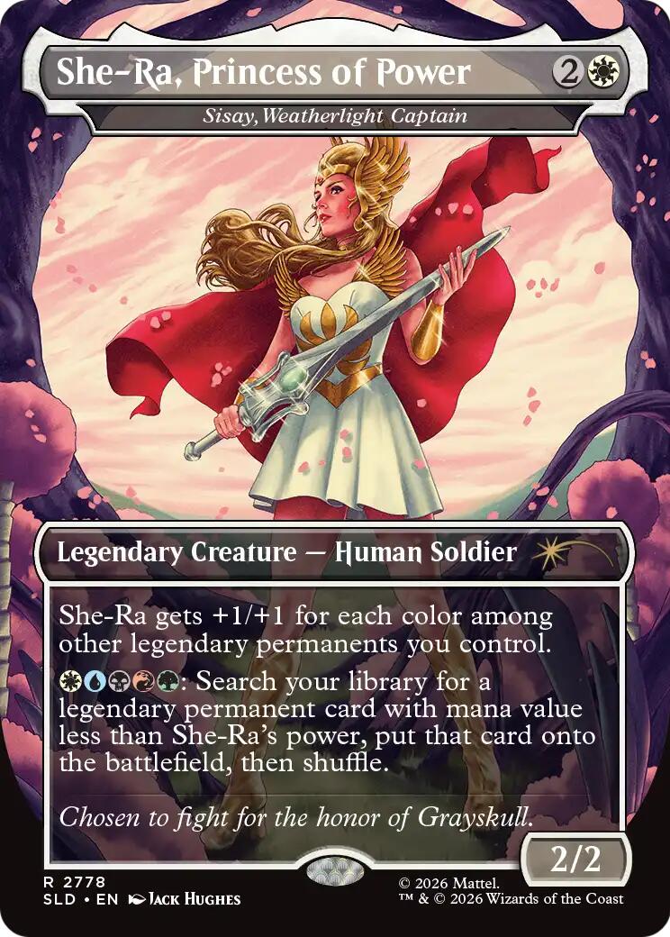 She-Ra, Princess of Power - Sisay, Weatherlight Captain [Secret Lair Drop Series] | Empire Gaming NC