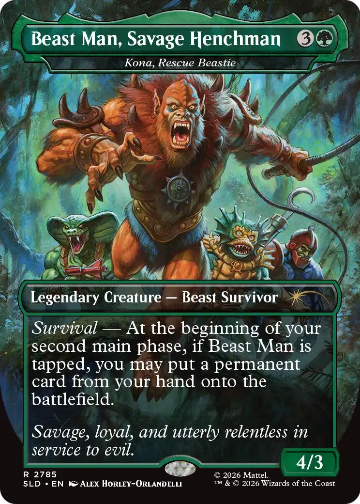 Beast Man, Savage Henchman - Kona, Rescue Beastie [Secret Lair Drop Series] | Empire Gaming NC