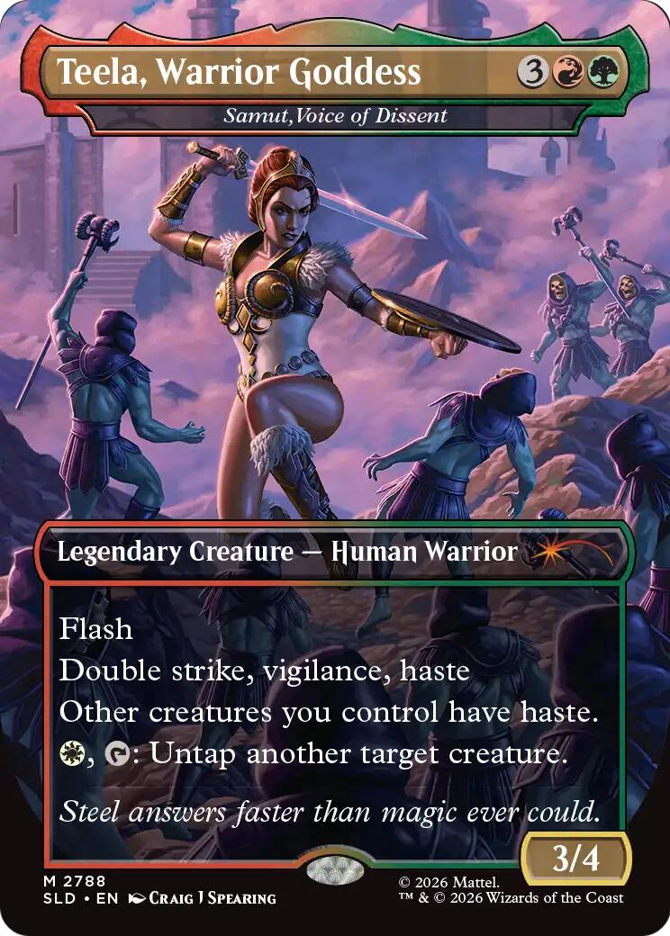 Teela, Warrior Goddess - Samut, Voice of Dissent [Secret Lair Drop Series] | Empire Gaming NC