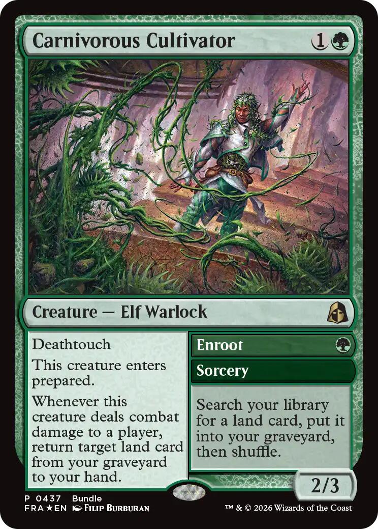 Carnivorous Cultivator (Bundle) [Reality Fracture Promos] | Empire Gaming NC