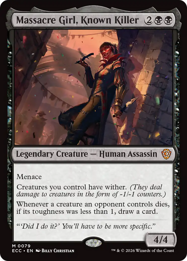 Massacre Girl, Known Killer [Lorwyn Eclipsed Commander] | Empire Gaming NC