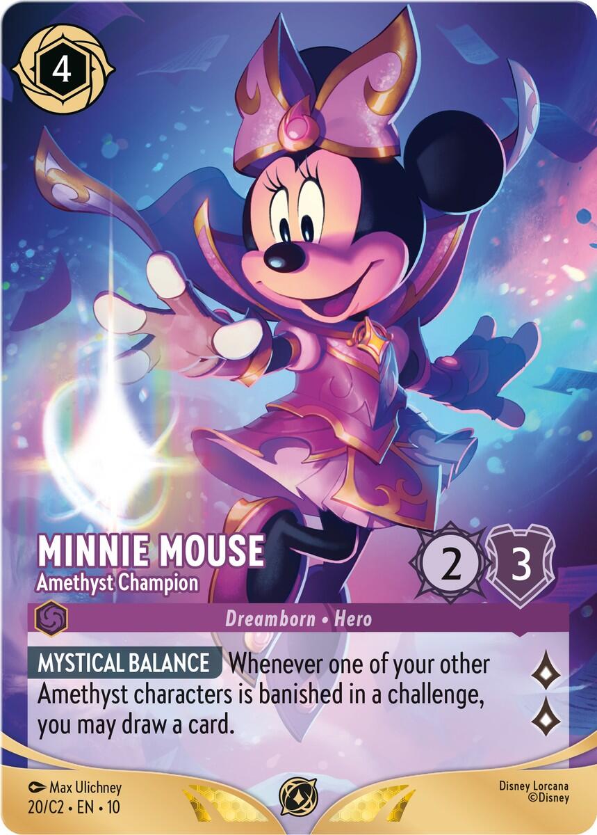 Minnie Mouse - Amethyst Champion (20) [Promo Cards] | Empire Gaming NC
