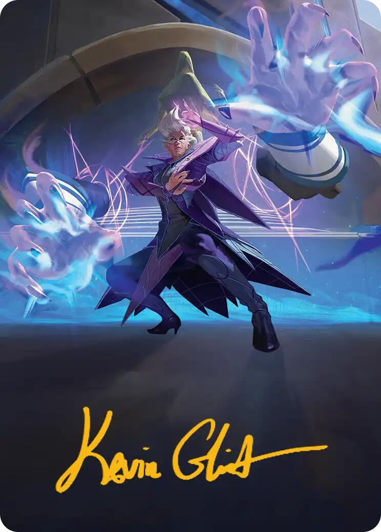Null Summoner Art Card (Gold-Stamped Signature) [Reality Fracture Art Series] | Empire Gaming NC