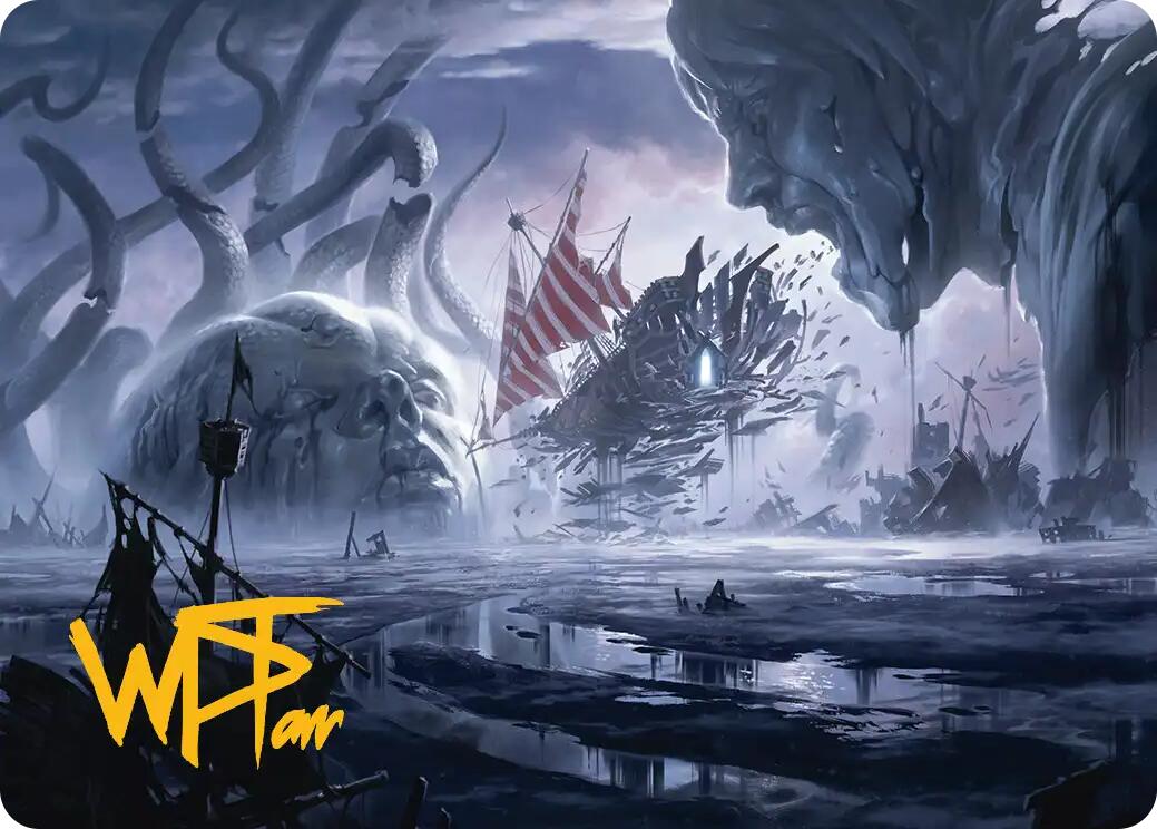 Shipwreck Marsh Art Card (Gold-Stamped Signature) [Reality Fracture Art Series] | Empire Gaming NC