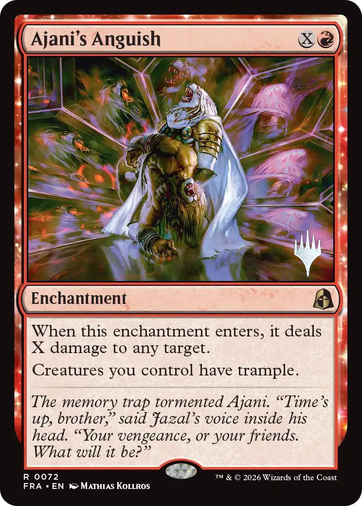Ajani's Anguish [Reality Fracture Promos] | Empire Gaming NC