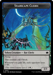 Starscape Cleric // Clue Double-Sided Token [Secrets of Strixhaven Tokens] | Empire Gaming NC