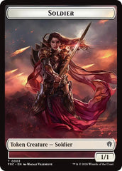 Soldier // Map Double-Sided Token [Reality Fracture Commander Tokens] | Empire Gaming NC