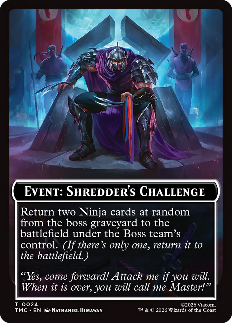 Event: Shredder's Challenge [Teenage Mutant Ninja Turtles Commander Tokens] | Empire Gaming NC